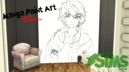 Manga Paint Art by Clover at The Sims Lover