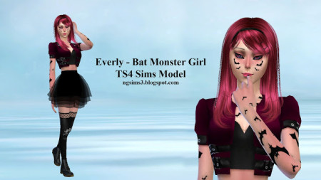 Everly Bat Monster Girl at NG Sims3 » Sims 4 Updates