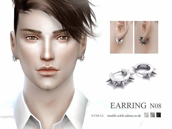 Sims 4 Earrings 07 (f&m) by S Club LL at TSR