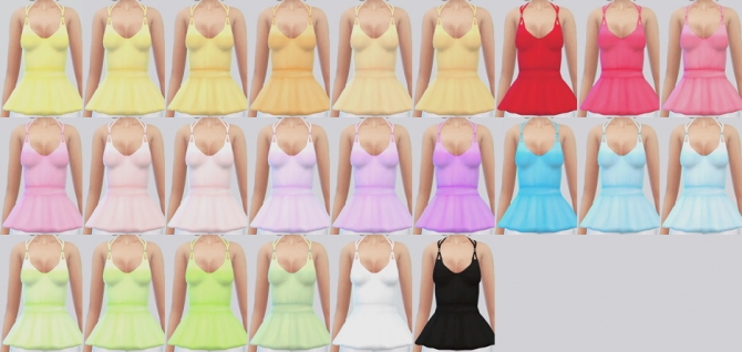 Flossy Style Top at Kalewa-a » Sims 4 Updates