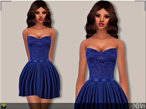 Sims 4 Feeling Fabulous dress by Margeh 75 at TSR
