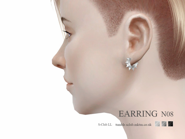 Sims 4 Earrings 07 (f&m) by S Club LL at TSR