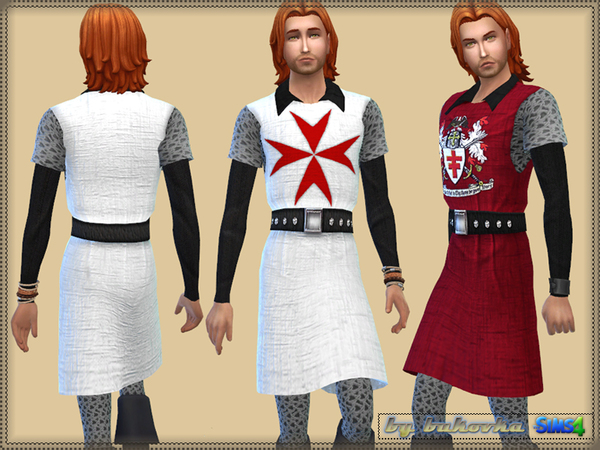 Sims 4 Knight Costume by bukovka at TSR