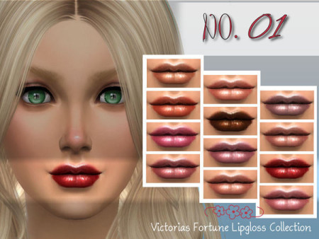 Victoria’s Fortune Lipgloss No. 01 by fortunecookie1 at TSR