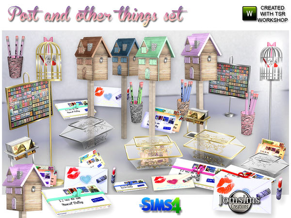 Sims 4 Post and other things ses by jomsims at TSR