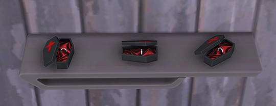 Sims 4 Coffin jewelry box with a ring at Soloriya