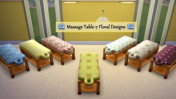 Sims 4 Massage Chair and Table Set by wendy35pearly at Mod The Sims