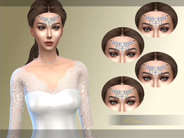 Sims 4 Head Ornament by S4Grace at TSR