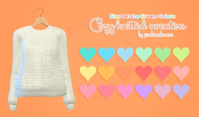 Sims 4 Cozy Knitted Sweaters at Pixelsimdreams