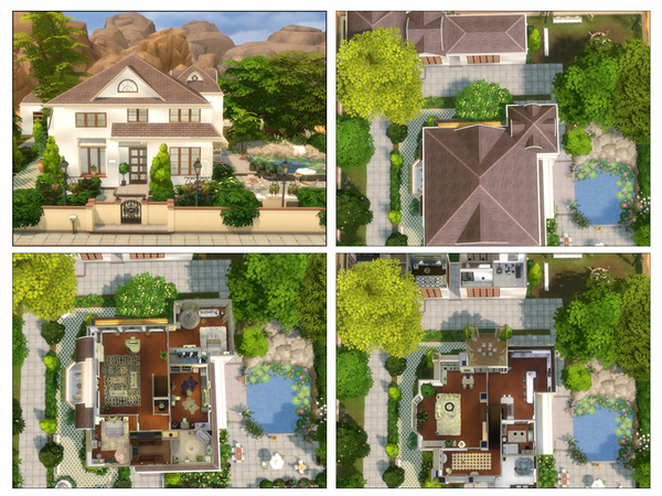 Sims 4 Veranda house by Danuta720 at TSR