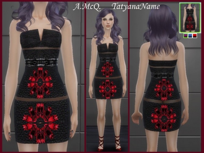 Sims 4 Mini Dress at Tatyana Name