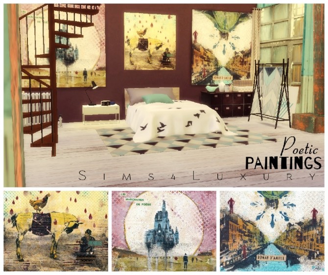 Sims 4 Poetic wallarts at Sims4 Luxury