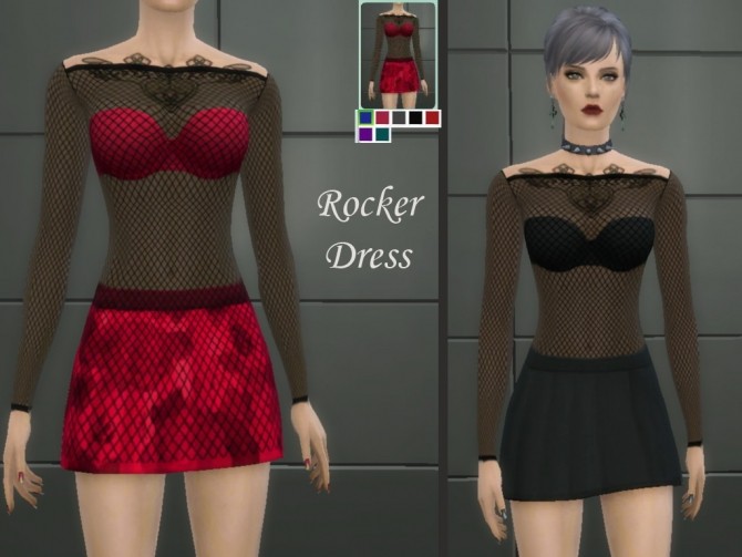 Sims 4 Rocker Dress at Tatyana Name