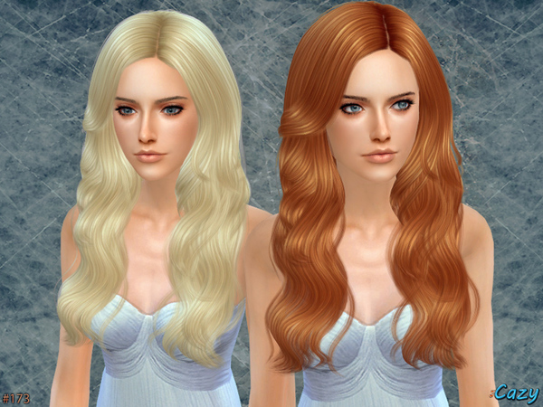 Sims 4 Raindrops Female Hair by Cazy at TSR