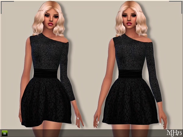 Sims 4 S4 Cynthia Dress by Margeh 75 at TSR