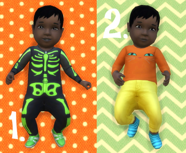 Sims 4 Baby Overrides: Set 5 Dark Skin/Boy + Long Hair at Budgie2budgie