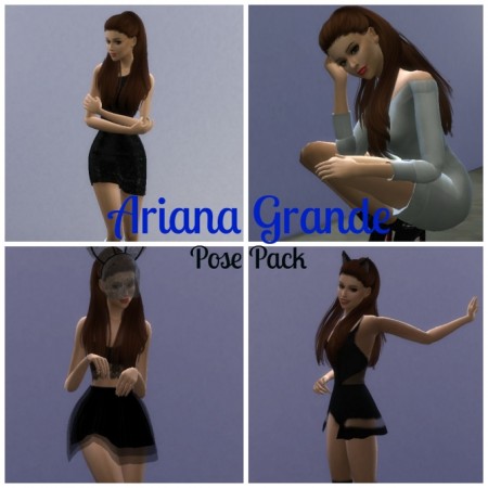 Ariana Grande Pose Pack by BumbleDeev at Mod The Sims