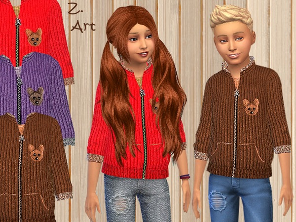 Sims 4 Fleece for Kids by Zuckerschnute20 at TSR