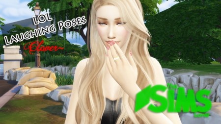 LOL Laughing poses by Clover at The Sims Lover
