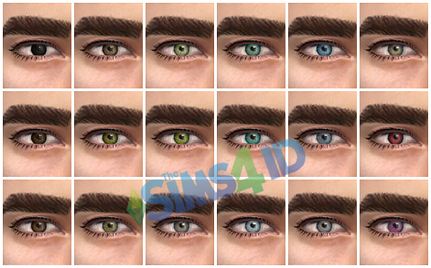 sims 4 default full black eyes