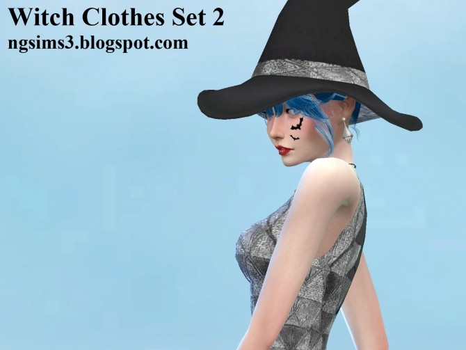 Sims 4 Witch Clothes Set 2 at NG Sims3