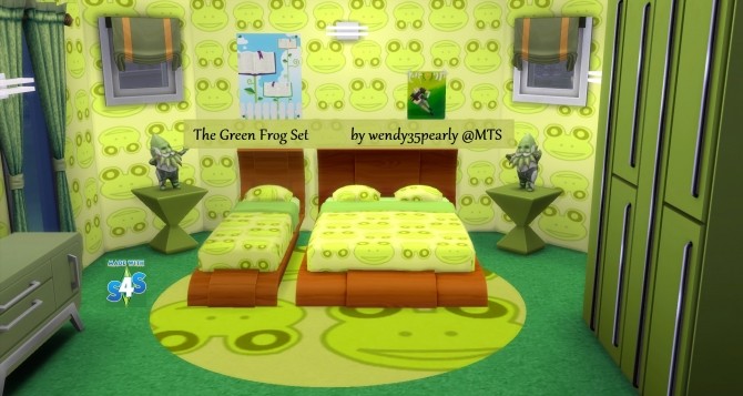 Sims 4 Cute Kid/Teen Bedroom Set by wendy35pearly at Mod The Sims