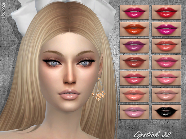 Sims 4 Lipstick 32 by Sintiklia at TSR