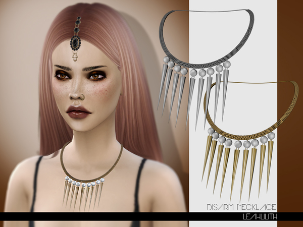 Sims 4 Disarm Necklace by Leah Lillith at TSR