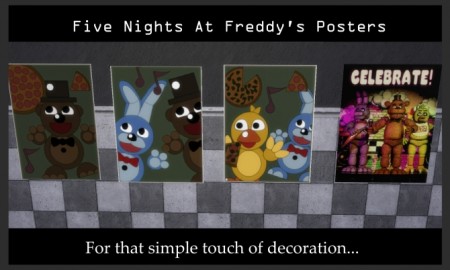 Five Nights at Freddy’s Posters by KirNoLan at Mod The Sims