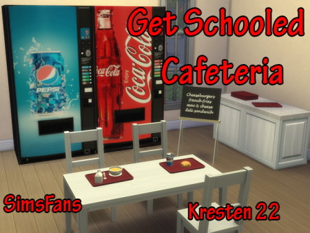 Get Schooled Cafeteria by Kresten 22 at Sims Fans
