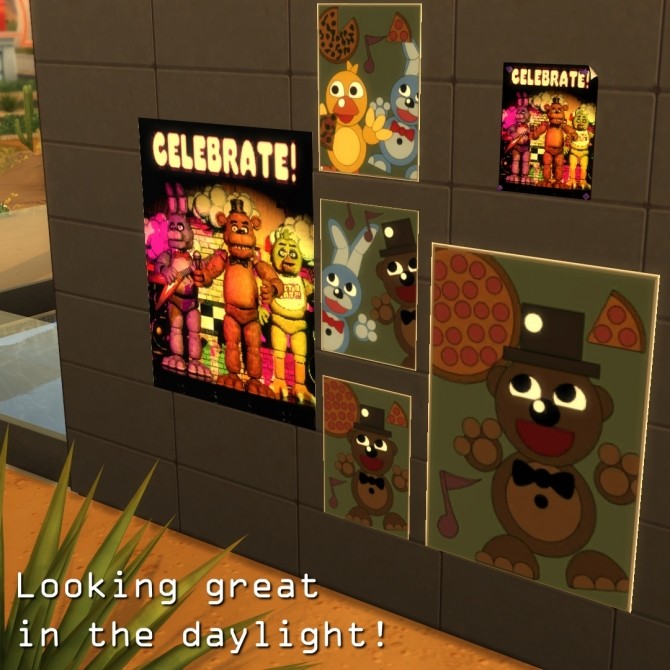 Sims 4 Five Nights at Freddys Posters by KirNoLan at Mod The Sims