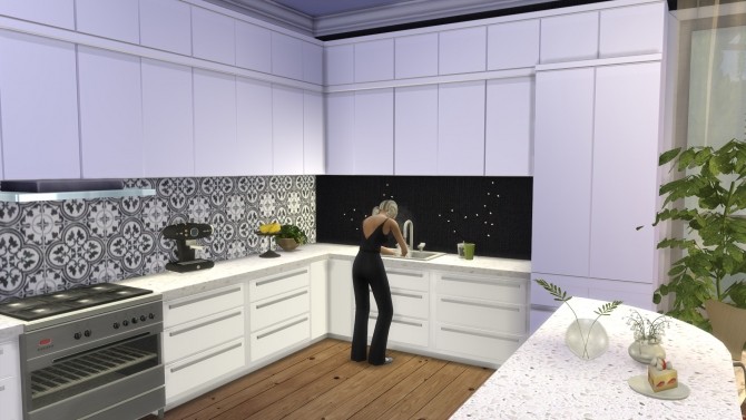 Sims 4 Kitchen from Perfect Patio Stuff by Wallpaper at Mod The Sims