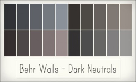 Behr wall add-ons at Simsrocuted
