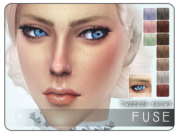Sims 4 Fuse Tweezed Brows by Screaming Mustard at TSR
