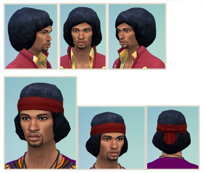 Sims 4 Jimmy Hendrix Hair at Birksches Sims Blog