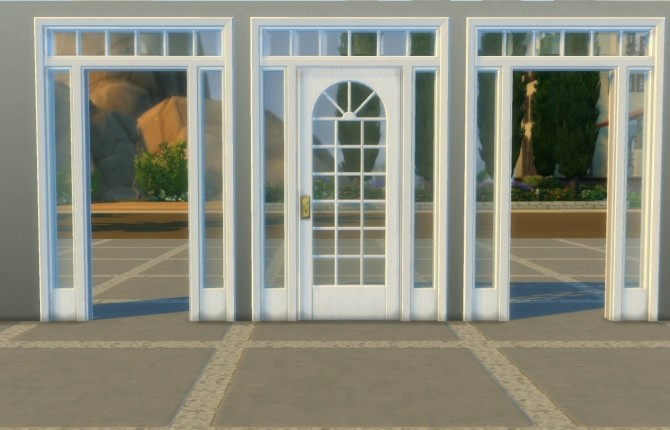 Sims 4 Colonial Door Arch by AdonisPluto at Mod The Sims