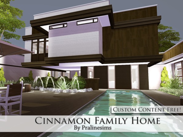 Sims 4 Cinnamon Family Home by Pralinesims at TSR