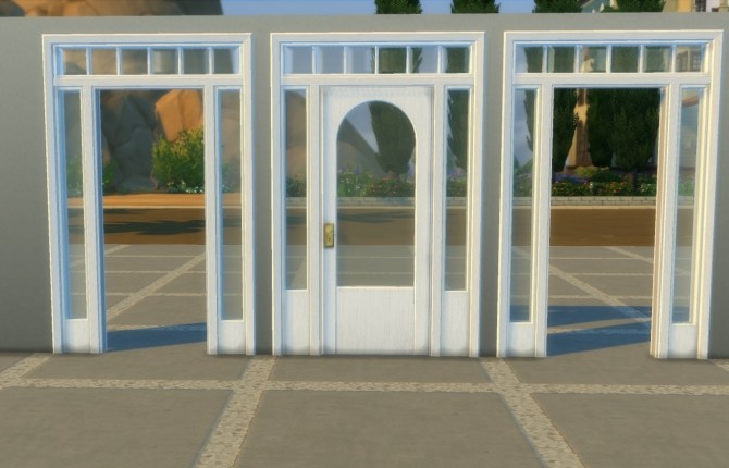 Sims 4 Colonial Door Arch by AdonisPluto at Mod The Sims
