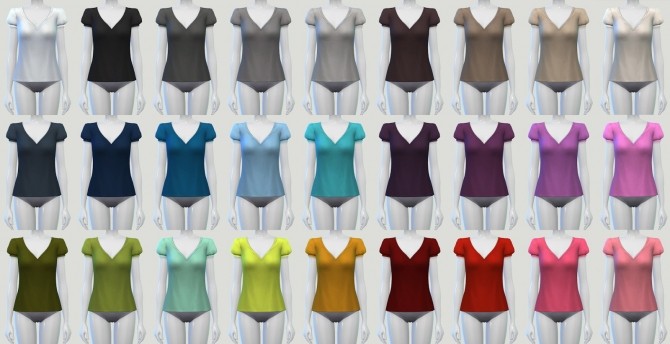 Sims 4 Angela Blouse for AF at Pickypikachu