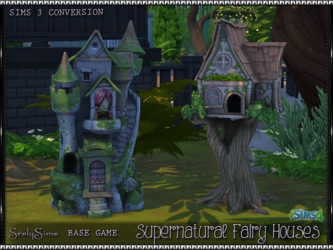 Sims 4 Supernatural Fairy Houses at SrslySims