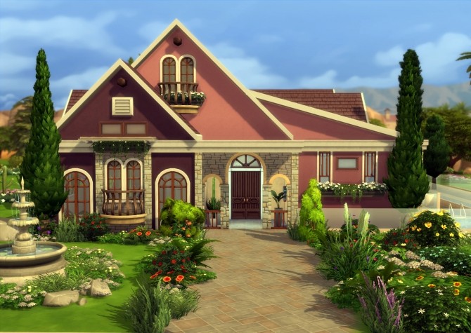 Sims 4 Rose Valley NoCC! by una at Mod The Sims