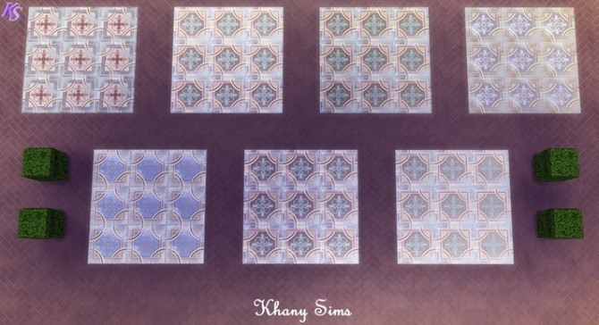 Sims 4 Worn old tiles by Khany at Khany Sims