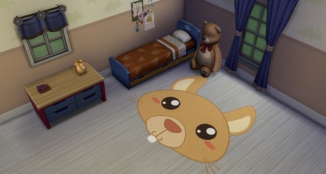 Sims 4 Animal Rugs for kids by Soff 32 at Mod The Sims