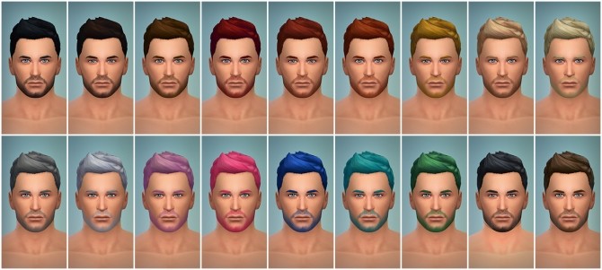 Sims 4 Commander Facial Hair by Xalder at Mod The Sims