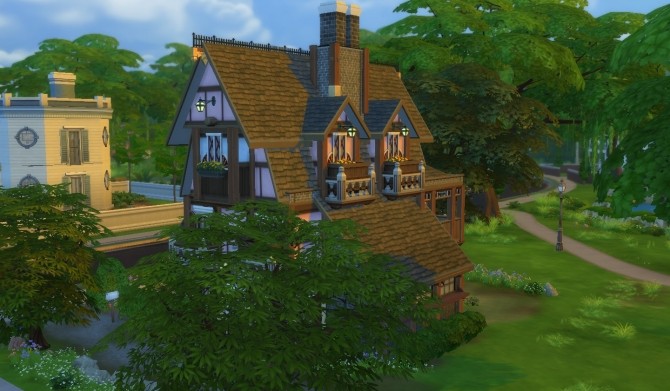 Sims 4 Laitnediser tudor house by Zagy at Mod The Sims