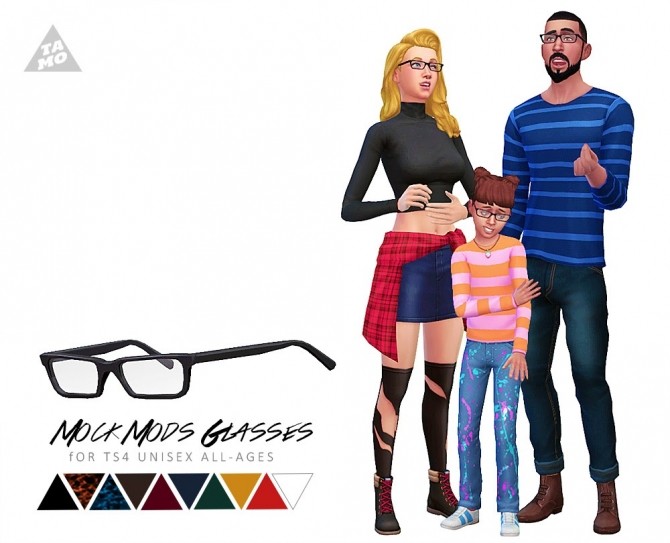 Sims 4 Mock Mods Glasses at Tamo