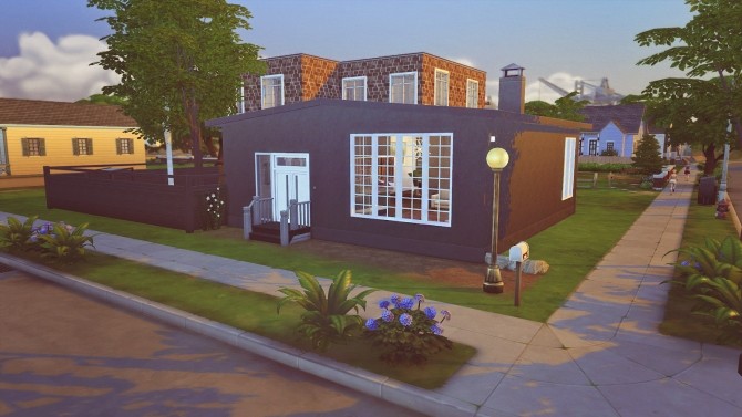 Sims 4 Pearly Gates house at Tinnnnu Sims