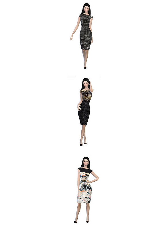 Sims 4 Party dresses at Niriidaniriis – Fashiontale Sims4