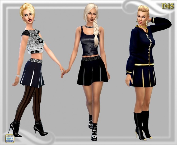 Sims 4 NY Weekend skirt at Dreaming 4 Sims