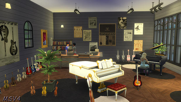 Sims 4 Art colors and Musical Instruments pictures at Manine Sim Vallee
